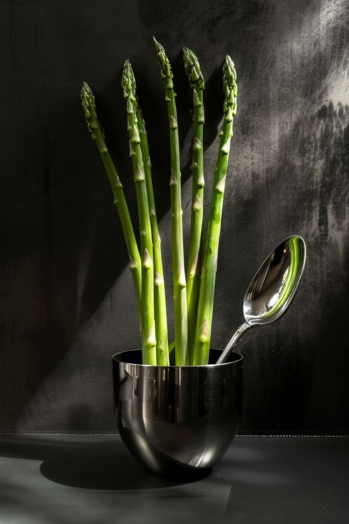 營養與優雅的完美結合 蘆筍攝影藝術與廣告素材應用